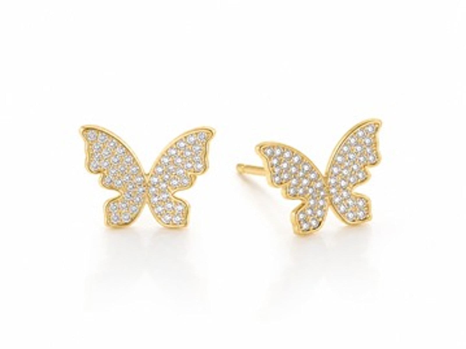 Aretes Mariposa Cristal