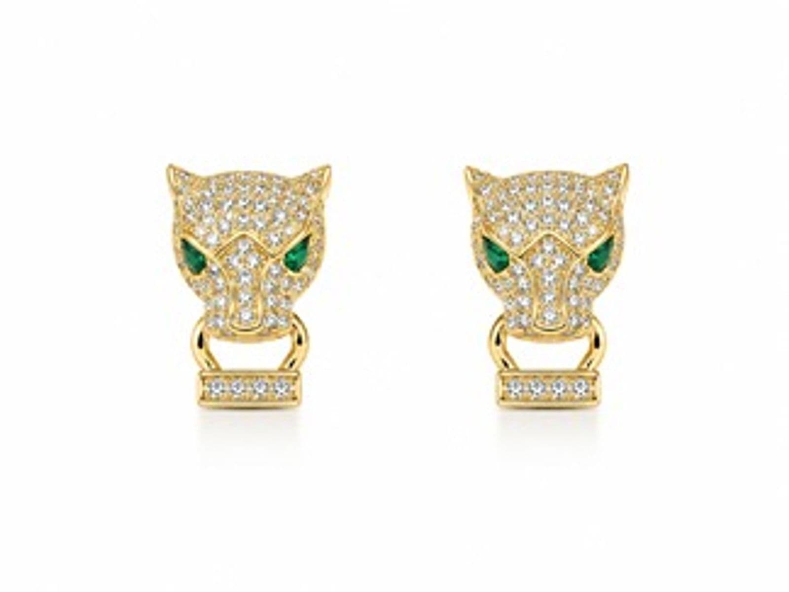 Aretes Pantera Cristal