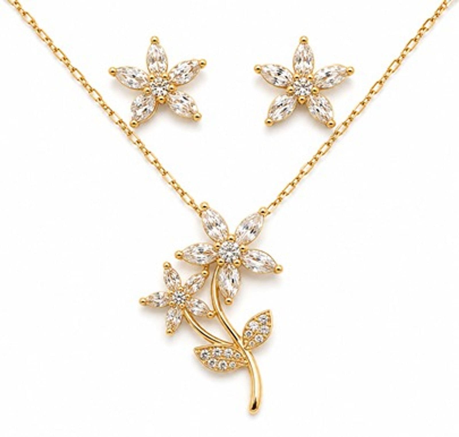 Juego Flores Cristal