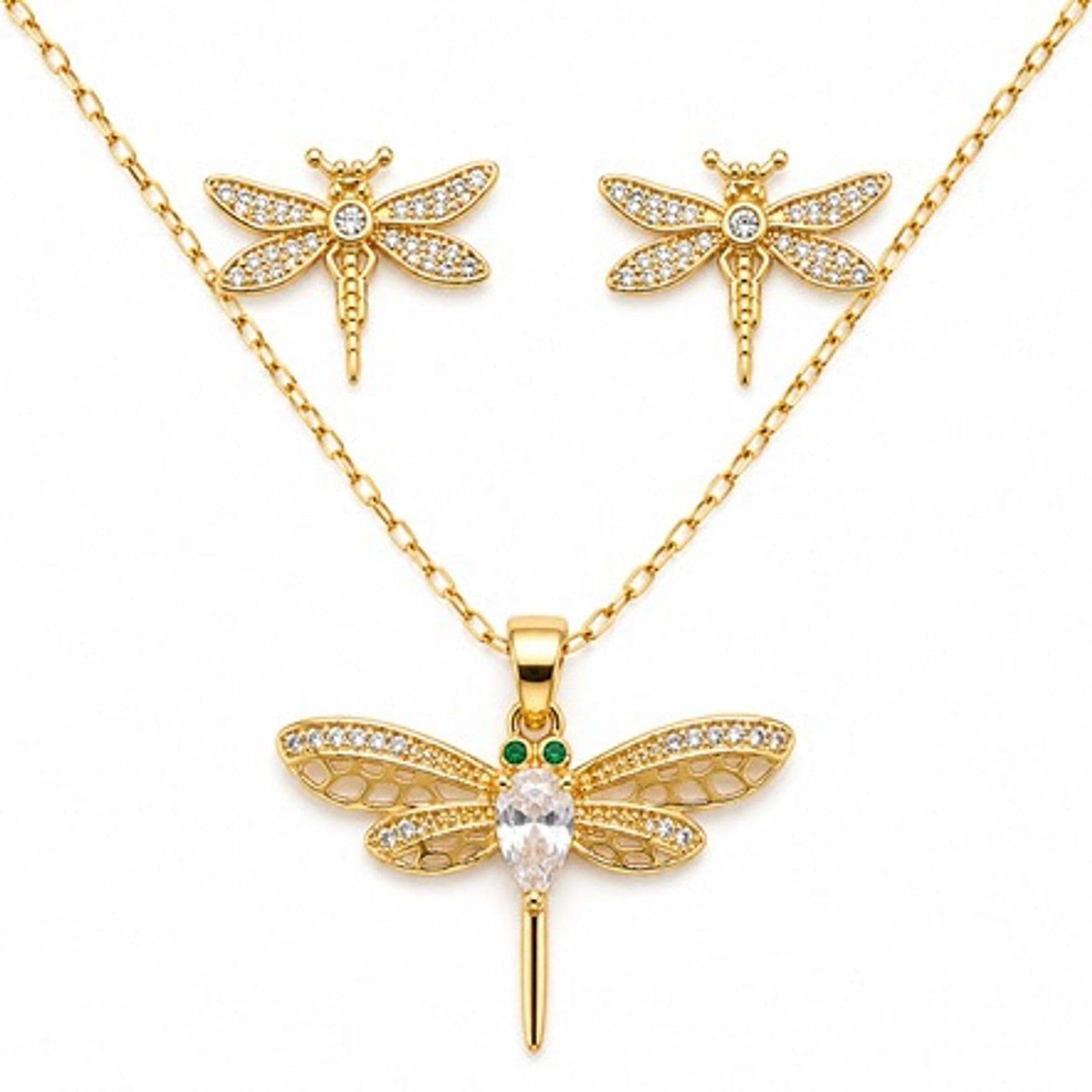 Juego Libélula Cristal