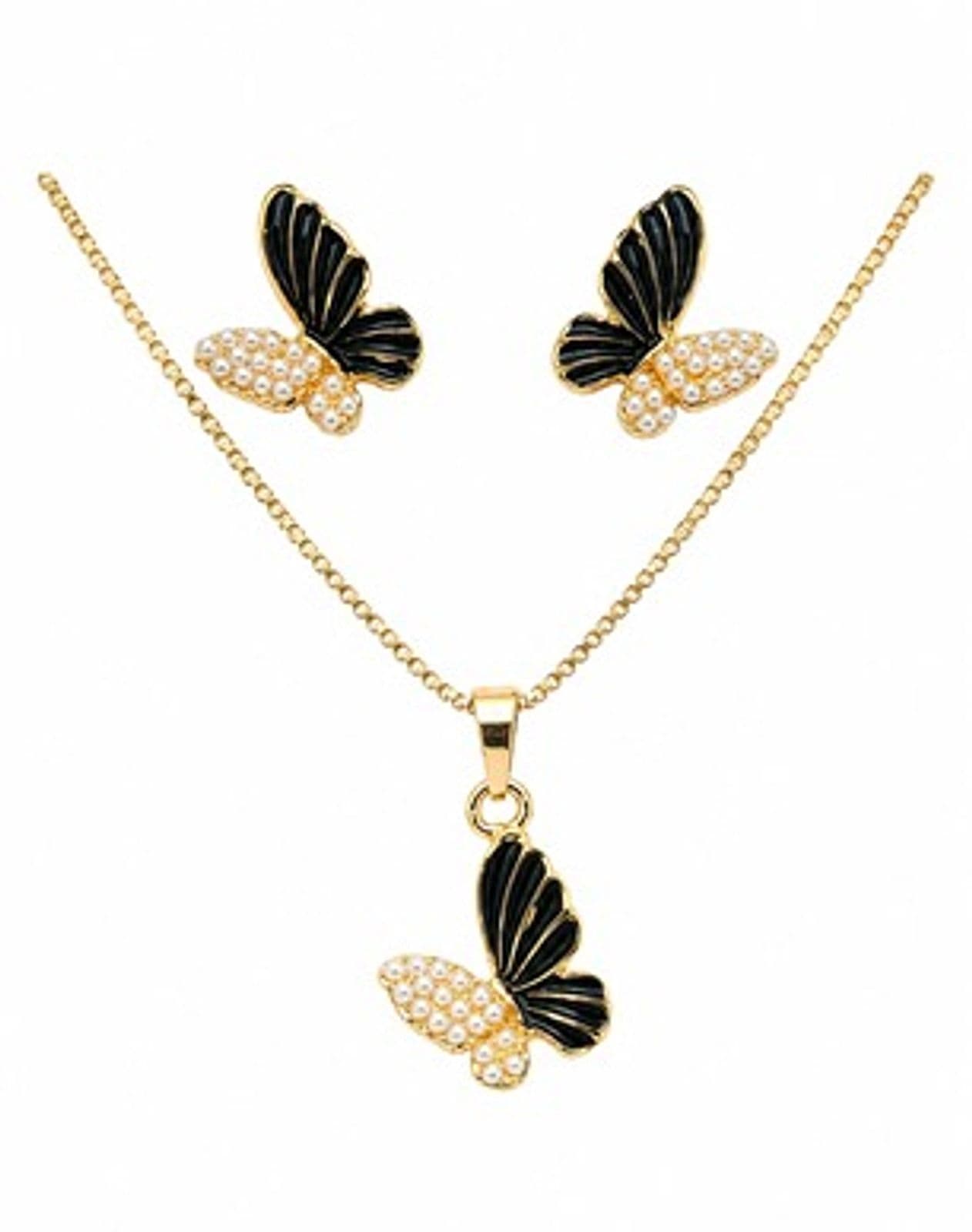 Juego Mariposa Negra Perlada